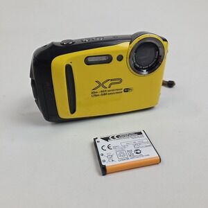 Fujifilm FinePix XP130 Waterproof Digital Camera w/ Battery Tested Working